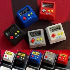 Botão exclusivo para Console de jogos, teclas luminosas, eixo cruzado R4, teclado mecânico MX80, traseiro 90, nostálgico
