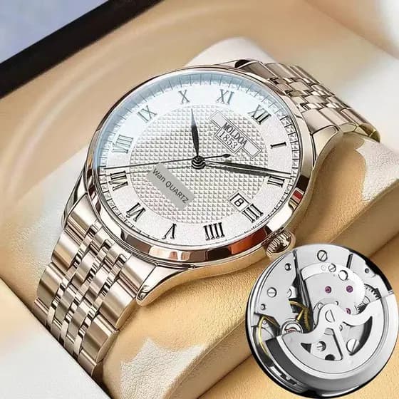 relogio masculino Genuíno autêntico relógio mecânico automático relógio masculino à prova dwaterproof água calendário oc