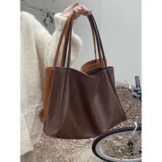 bolsa transversal feminino Bolsa Bolsa Feminina Melade Textura Casual Soft Couro Commuter Bolsa