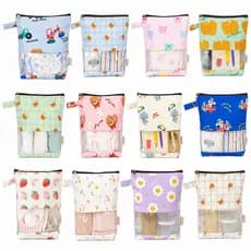 [Semmoms] Bolsa De Fraldas TPU Transparente À Prova D'água Tipo Vertical 12 Opções De Design