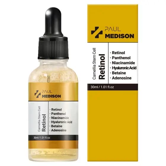 PAUL MEDISON Camélia Retinol Ampola 30ml Suave Brilho Hidratação K-Beauty Serum