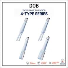 DOBLAB Blue Edition Water Glow Hair Flat Iron 10/15mm Volume Médio Largo Estilo K