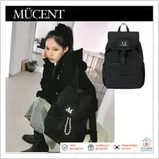 Mochila De Bolso Largo Nove De Poliéster Preto De 15 Polegadas Para Laptop Unissex Bolsa Diária
