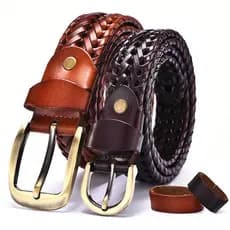 cinto feminino largo cinto feminino Cinto de couro retrô masculino, cinto de couro retrô com fivela de pino para idosos,