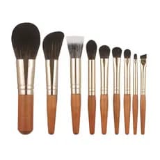 pincel maquiagem kit pincel maquiagem Mini 9 conjunto de pincéis de maquiagem pincel de pó solto pincel de sombra de nar
