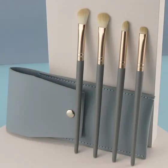 pincel maquiagem kit pincel maquiagem profissional Pincel de sombra de olho 4 conjunto de pincéis de maquiagem conjunto