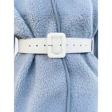 cinto feminino plus size cinto feminino Cinto branco feminino decorativo para baixo jaqueta casaco cinto combinando saia