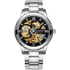 relogio masculino Relógio mecânico masculino relógio mecânico automático oco moda tendência luminosa relógio masculino 2