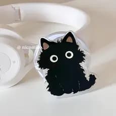 griptok magsafe magsafe popsocket Ins Fun Cartoon Fried Cat Apple Magsafe Suporte magnético para Airbag de celular retrá