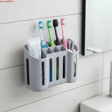 Suporte Para Escova De Dentes JUNYUE , Rack De Armazenamento Economia De Espaço Montado Na Parede , Organizador De Banhe