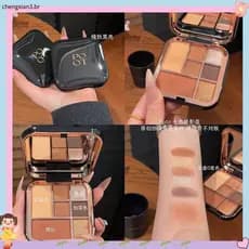 Paleta de sombras de sete cores POTO Uma paleta multifuncional fosca perolada paleta multifuncional