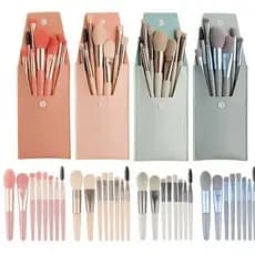 pincel maquiagem kit pincel maquiagem Conjunto de 8 pincéis de maquiagem para iniciantes, ferramentas de maquiagem, pó s