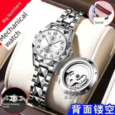 relogio feminino pequeno delicado relogio feminino pequeno Swiss automático turbilhão relógio mecânico feminino simples