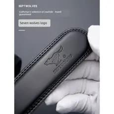 cinto feminino cinto feminino plus size Sete lobos cinto sem cabeça masculino sem cabeça tira de cinto de couro genuíno