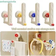 Rack De Armazenamento De Gravata De Cabelo ANHENGXIN , Organizador Prático De Suporte De Faixa Criativo , Reutilizável