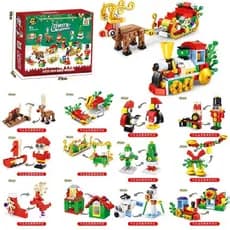 Lego blocos de construção montagem criativa papai noel brinquedos dinossauro inseto modelo Animal crianças meninos DIY m