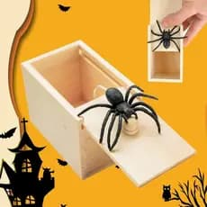 Caixa de madeira assustadora/brinquedo complexo de Halloween/caixa de madeira de terror criativa para pegadinhas ERTP