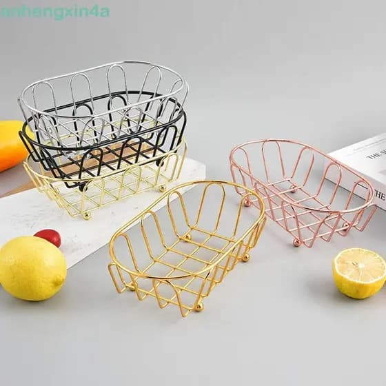Cesta De Armazenamento De Chips De Frango Frito ANHENGXIN , Mini Batatas Fritas À Prova De Ferrugem , Balde De Lanche De