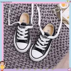 Crianças sapatos de lona pai-filho sapatos meninos meninas baixo-topo bebê branco crianças sapatos de pano rendas tênis