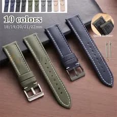 18mm 19mm 20mm 21mm 22mm Costura Sailcloth Pulseira De Relógio De Couro Liberação Rápida Nylon Lona Banda Homens Mulhere