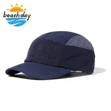 5-Panel Hat Homens Mulheres Boné De Beisebol Quick Dry Sun Desenho De Bombazina De Perfil Baixo Não Estruturado Dad