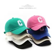 Boné De Beisebol Da Moda Para Mulheres E Homens Algodão Macio Chapéus Letra C Verão Bonés De Sol Casual Snapback Chapéu