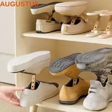AUGUSTUS 2 Peças Organizador De Sapatos , Empilhador Com Design Empilhável Que Economiza Espaço Caixa De Aroma , Camada