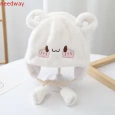 NEEDWAYB Chapéus De Urso Para Bebês , Gorros Macios E Quentes Recém-Nascidos , Gorro Proteção De Ouvido De Inverno Ao Ar