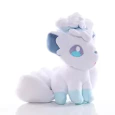 Boneca De Pelúcia Alola Vulpix De 18cm Pokemon Branco Seis Vezes Raposa Recheada