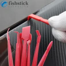FISHSTICKA Filme Adesivo Ferramenta De Embrulho Borda-Fechamento Acessórios Automóveis Rodo Raspador Adesivos De Carro K