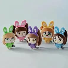Kpop Idol NWJNS X MURAKAMI Chaveiro De Pelúcia Haerin Bonecas Recheadas