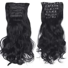Extensões De Cabelo Tic Tac Onduladas 55cm Humana Idêntica 6 Telas 140 Gramas