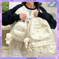 2025 novo estilo mochila mochila das mulheres dos homens mesmo estilo grande capacidade à prova dwaterproof água resiste