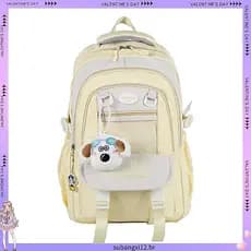 1.10.000 pessoas coleção estudantes contraste cor mochila grande capacidade fresco bonito júnior meninas do ensino médio