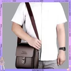 Bolsa mensageiro masculina Casual de um ombro, à prova d'água, nova mochila, bolsa portátil para homens, celular
