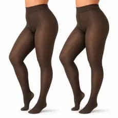 2 Meias Calça Térmica Peluciada para Todos os Tamanhos G1 ao G4 PLUS