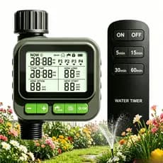 Temporizador de Irrigação Digital IP65 4 Programas Timer Água Jardim Gramado