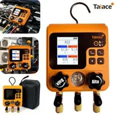 Manifold Digital HVAC 92 Para Manutenção de Ar Condicionado Automotivo