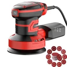 Lixadeira Elétrica Orbital 350W Profissional Bivolt para Madeira, Gesso e Pintura de Parede