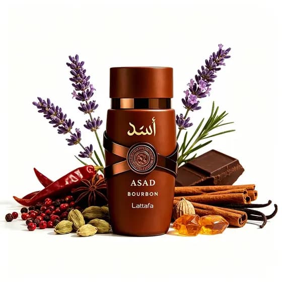 Perfume Árabe Masculino 100ml Sofisticado Lattafa Asad Bourbon Perfume