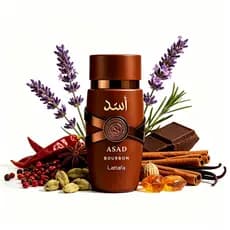 Perfume Árabe Masculino 100ml Sofisticado Lattafa Asad Bourbon Perfume