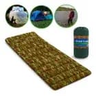 Colchonete Camping Camuflado Colchao dobravel Saco De Dormir Pesca Acampamento Retiro Trilha C/ Saco De Transporte
