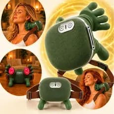 Pro Massageador de Pescoço e Costas: Massagem tipo mão real, 3 modos, carregamento rápido Tipo-C