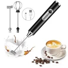 Misturador Batedor Mixer Duplo Elétrico Para Claras de Ovos Leite Café Utensílios de Cozinha Pilha