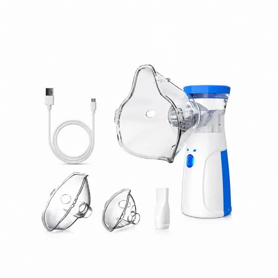 Nebulizador Portátil Mini Inalador Silencioso Ultra-sônico Automático para Adultos e Crianças