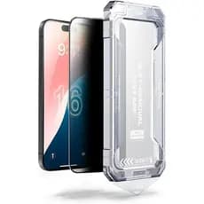 SmoothShield 2-Pack – Protetor de tela de vidro temperado com proteção de privacidade, resistência a arranhões e resistê