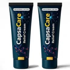 O creme para alívio da neuropatia Capsacare contém capsaicina, óleo de arnica, mentol, MSM e glucosamina, sendo adequado