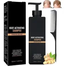Shampoo Ativador de Raízes, Shampoo Ativador de Raízes Mane, Shampoo Espessante para Queda de Cabelo, Shampoo Natural co