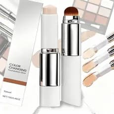 White V White Concealer Stick - Bastão de Base Coreano que Muda de Cor - Cobertura Média a Total com Efeito PYSM