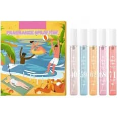 Conjunto de perfumes em spray, 5 fragrâncias diferentes, 10ml*5, tamanho de bolso, conjunto de presente de verão, RDZT c